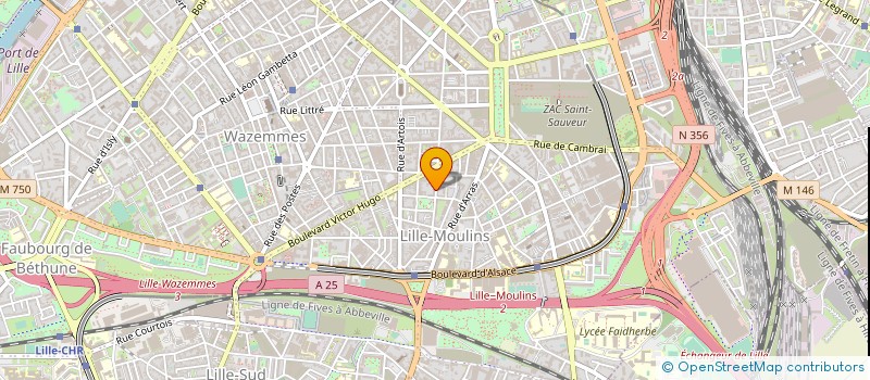 localisation de l'entreprise MONSIEUR ARCEL TIOMA à LILLE