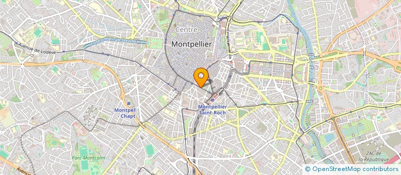 localisation de l'entreprise MONSIEUR ARCENE CAMARA à MONTPELLIER