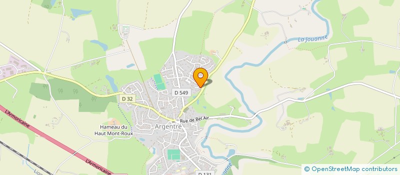 localisation de l'entreprise MONSIEUR ARCHAMBAULT ROBIN  ARGENTRE