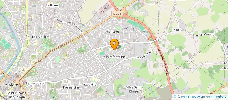 localisation de l'entreprise MONSIEUR ARCHANGE MAYER à LE MANS