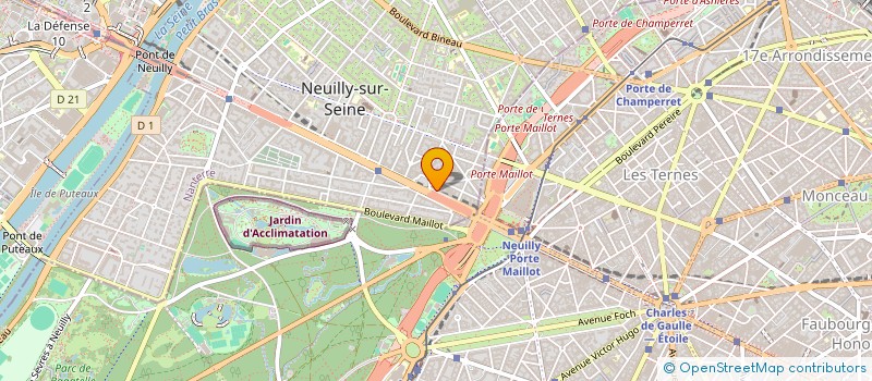 localisation de l'entreprise MONSIEUR ARCHIBALD DE FOUCAULT à NEUILLY-SUR-SEINE