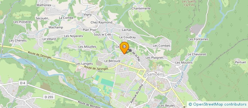 localisation de l'entreprise MONSIEUR ARCHIBALD KESWICK  SAMOENS