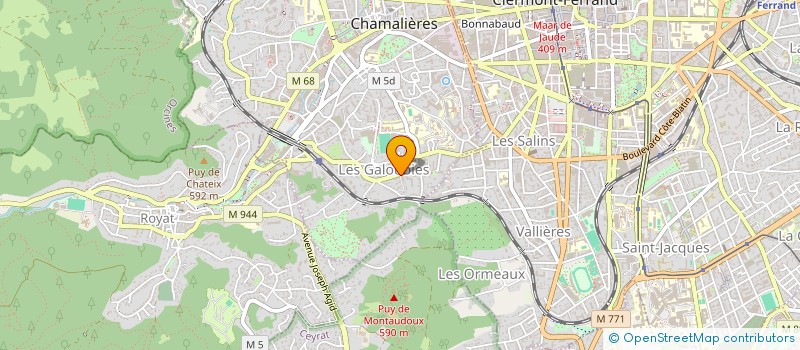 localisation de l'entreprise MONSIEUR ARCHIL JINTCHARADZE  CHAMALIERES