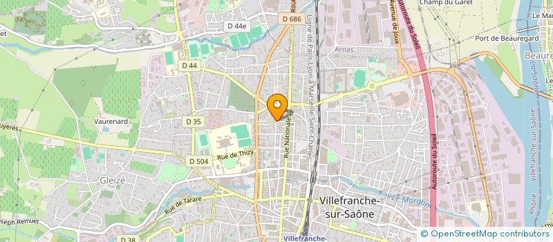 localisation de l'entreprise MONSIEUR ARCHILI RUBASHVILI à VILLEFRANCHE-SUR-SAONE