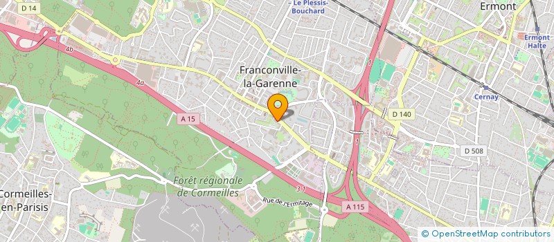 localisation de l'entreprise MONSIEUR ARCHILLE NOMA ETONDE  FRANCONVILLE