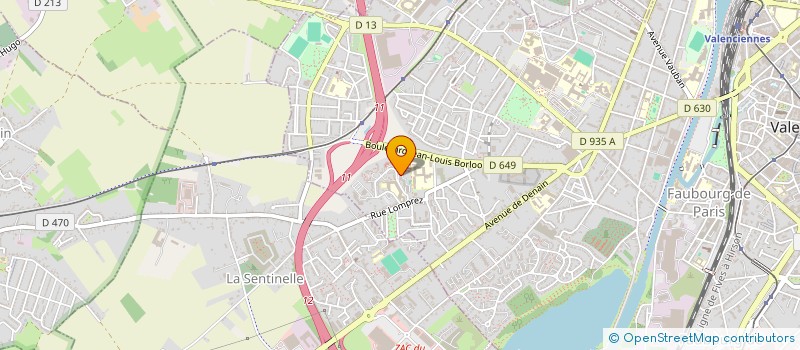 localisation de l'entreprise MONSIEUR ARCHILLE ZINSOU  VALENCIENNES