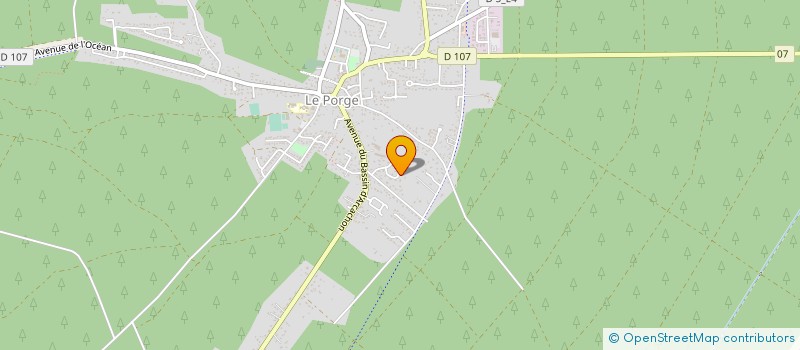 localisation de l'entreprise MONSIEUR ARCINDO DOS SANTOS  LE PORGE