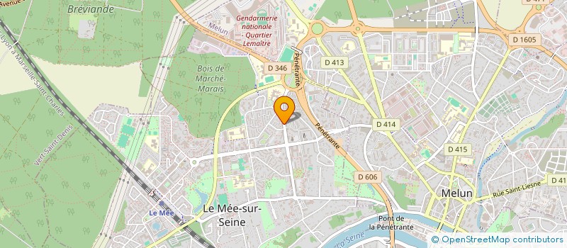 localisation de l'entreprise MONSIEUR ARCY MABOUNGOU  LE MEE-SUR-SEINE