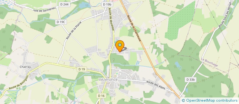 localisation de l'entreprise MONSIEUR ARDA ACIKEL  VEZERONCE-CURTIN