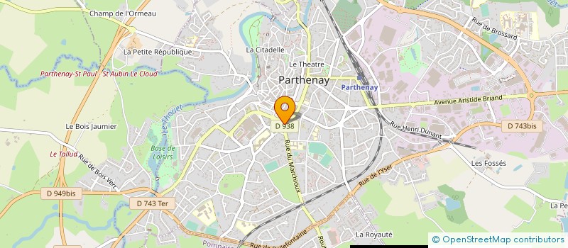 localisation de l'entreprise MONSIEUR ARDEL SATTAR EZZEDINE  PARTHENAY