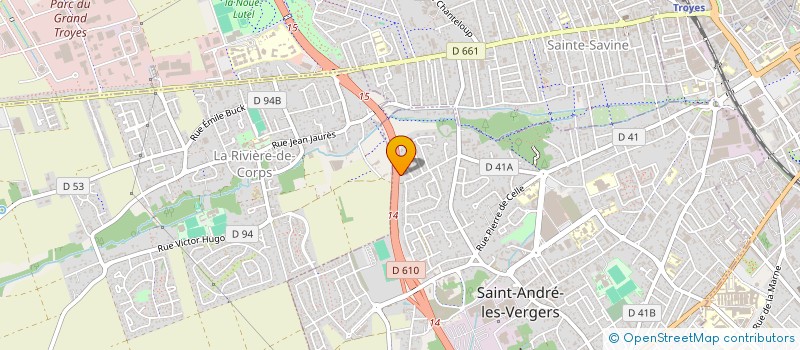localisation de l'entreprise MONSIEUR ARDIAN HOXHAJ à SAINT-ANDRE-LES-VERGERS