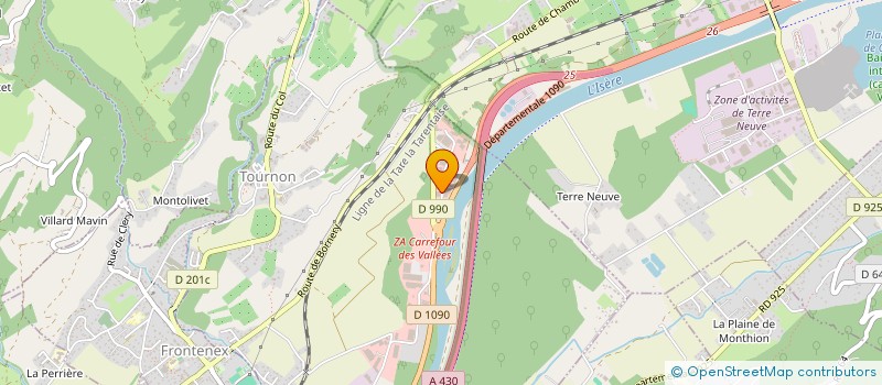 localisation de l'entreprise MONSIEUR ARDIAN PLAKU  TOURNON