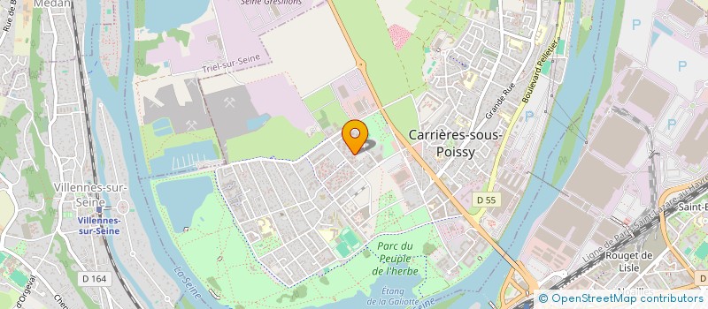 localisation de l'entreprise MONSIEUR ARDING NZOUNGANI  CARRIERES-SOUS-POISSY