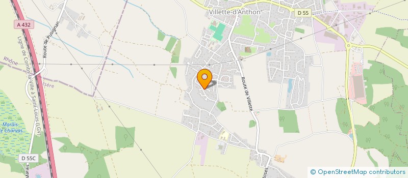 localisation de l'entreprise MONSIEUR ARDIT HASANPAPAJ  VILLETTE-D'ANTHON