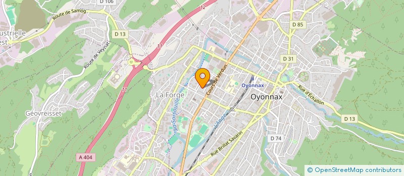 localisation de l'entreprise MONSIEUR ARDIT KOLECI à OYONNAX