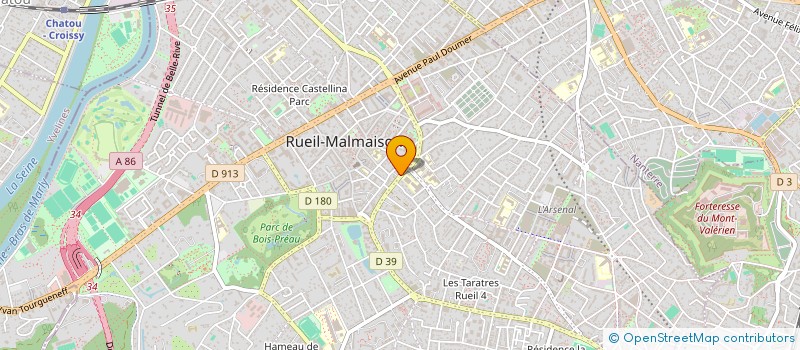 localisation de l'entreprise MONSIEUR AREF CHEIKHROUHOU à RUEIL-MALMAISON
