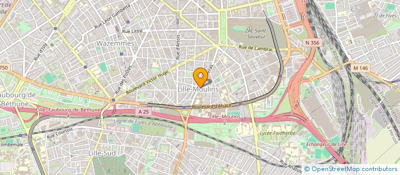 localisation de l'entreprise MONSIEUR AREF HELEOUI à LILLE