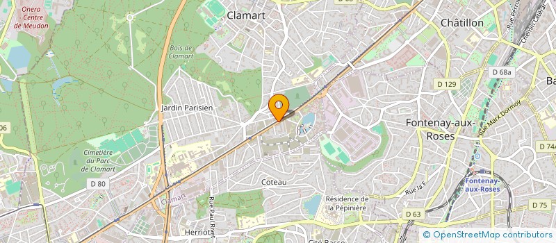 localisation de l'entreprise MONSIEUR AREF HUSSAINI  CLAMART