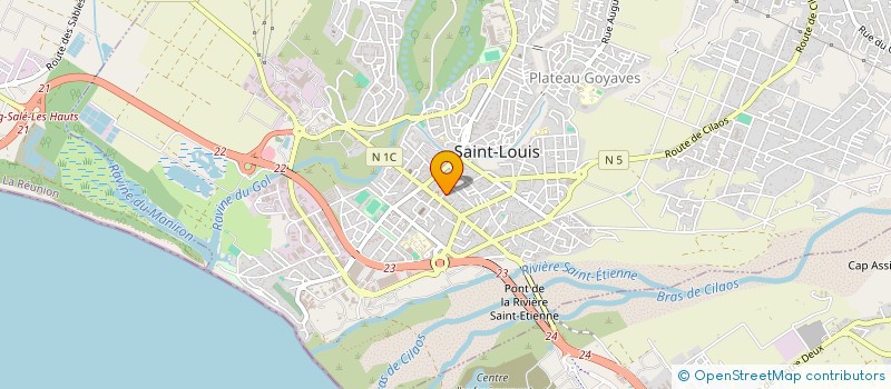 localisation de l'entreprise MONSIEUR AREF PADAVIA à SAINT-LOUIS