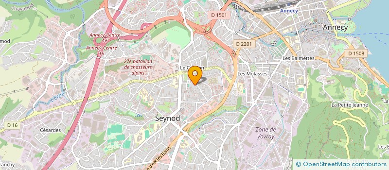 localisation de l'entreprise MONSIEUR AREN AVETISYAN à ANNECY