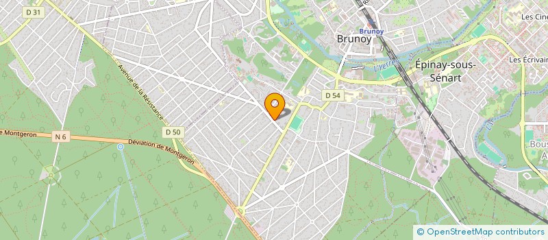 localisation de l'entreprise MONSIEUR ARESKI HASSINI  BRUNOY