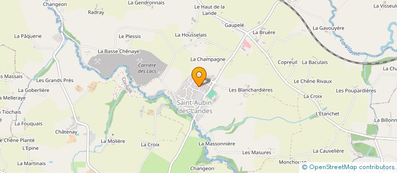 localisation de l'entreprise MONSIEUR AREZKI AIT ABDELKOUI  SAINT-AUBIN-DES-LANDES