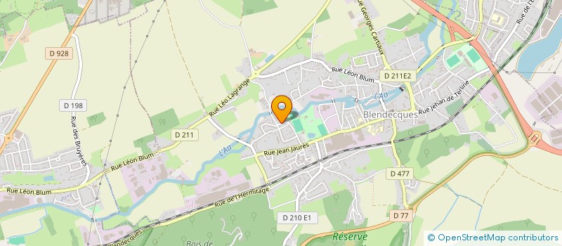 localisation de l'entreprise MONSIEUR AREZKI AIT SI AMER  BLENDECQUES