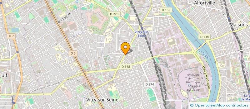 localisation de l'entreprise MONSIEUR AREZKI AKKACHE à VITRY-SUR-SEINE