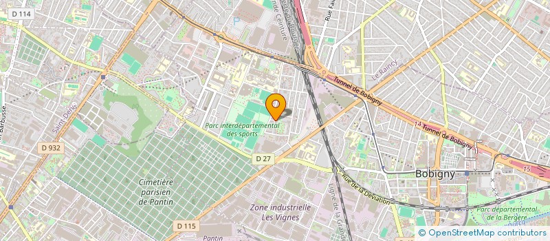 localisation de l'entreprise MONSIEUR AREZKI AMMI  BOBIGNY