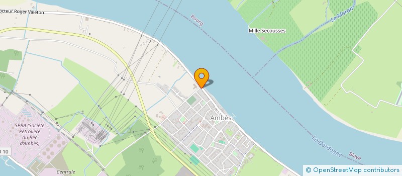 localisation de l'entreprise MONSIEUR AREZKI AMRANE  AMBES