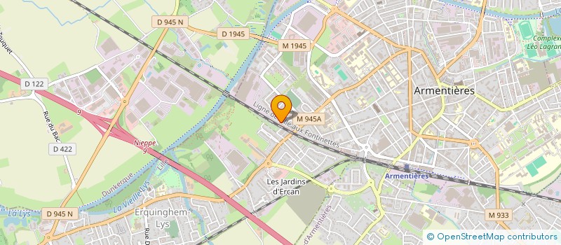 localisation de l'entreprise MONSIEUR AREZKI AOUCHICHE  ARMENTIERES