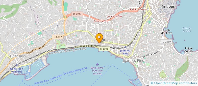 localisation de l'entreprise MONSIEUR AREZKI BACHOUCHE à ANTIBES