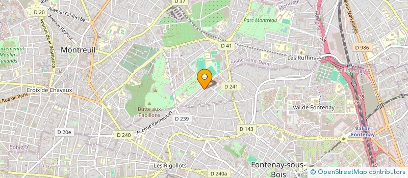 localisation de l'entreprise MONSIEUR AREZKI BELDJERD à MONTREUIL