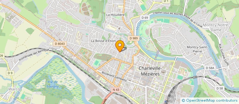 localisation de l'entreprise MONSIEUR AREZKI BELKHICHANE à CHARLEVILLE-MEZIERES