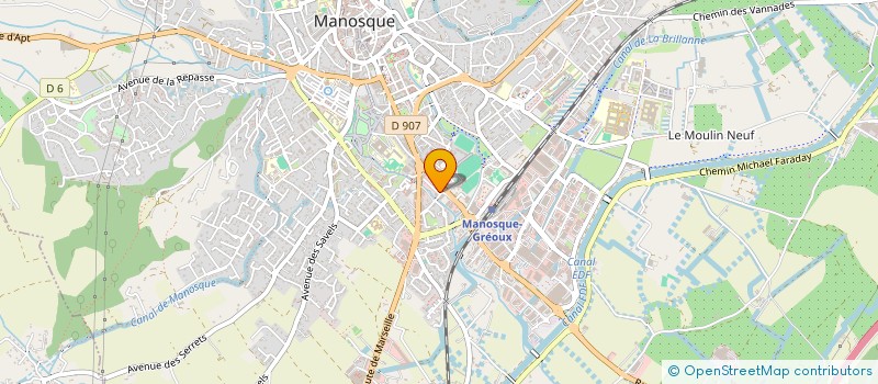 localisation de l'entreprise MONSIEUR AREZKI BENOUALI à MANOSQUE