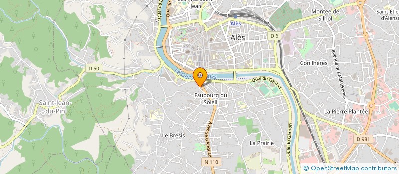 localisation de l'entreprise MONSIEUR AREZKI BETTOUCHE à ALES