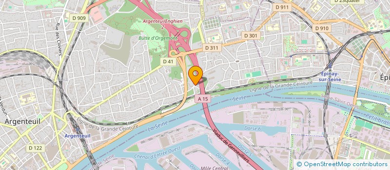 localisation de l'entreprise MONSIEUR AREZKI BOUSSOUALEM  ARGENTEUIL