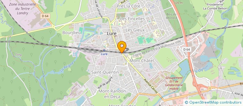 localisation de l'entreprise MONSIEUR AREZKI FEKRACHE à LURE
