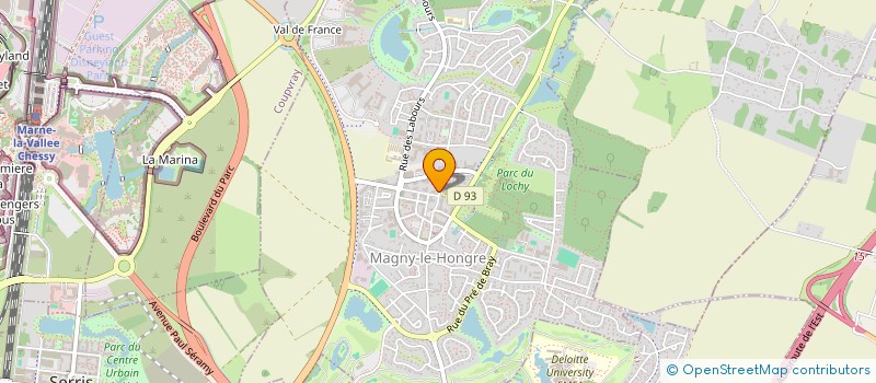 localisation de l'entreprise MONSIEUR AREZKI HABLAL  MAGNY-LE-HONGRE