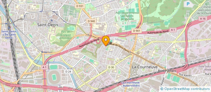 localisation de l'entreprise MONSIEUR AREZKI HAMRANI  SAINT-DENIS