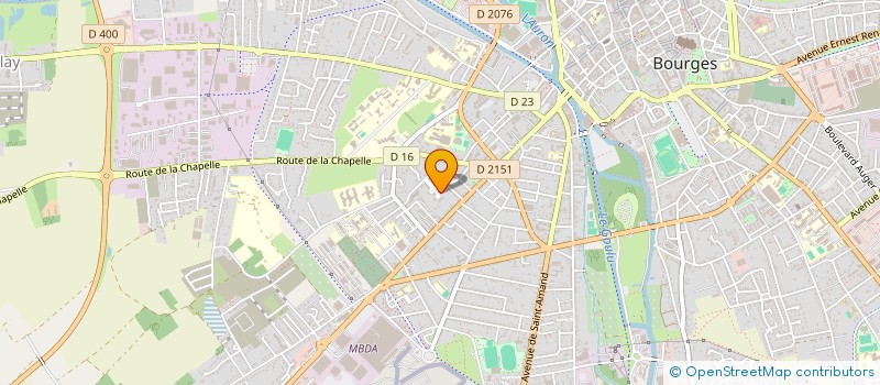 localisation de l'entreprise MONSIEUR AREZKI HEKOUM  BOURGES