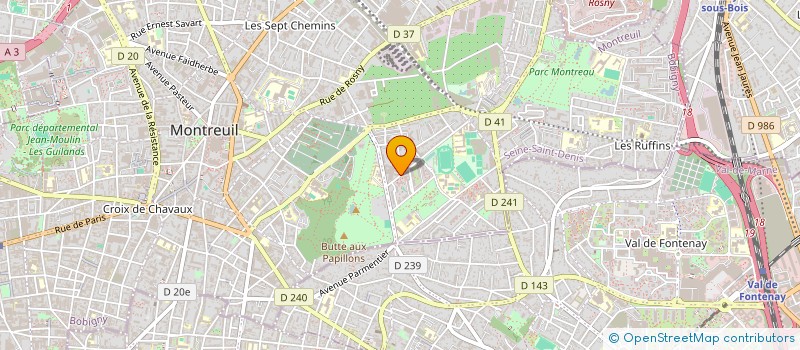 localisation de l'entreprise MONSIEUR AREZKI IOUSSAGHANE à MONTREUIL
