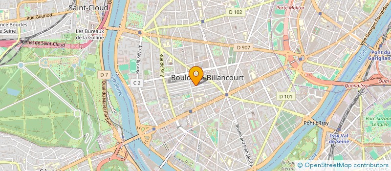 localisation de l'entreprise MONSIEUR AREZKI KACER à BOULOGNE-BILLANCOURT