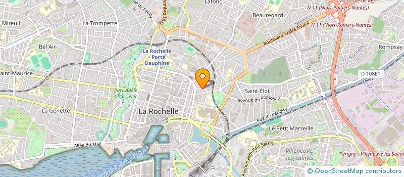 localisation de l'entreprise MONSIEUR AREZKI KECHIH  LA ROCHELLE