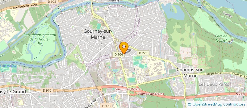 localisation de l'entreprise MONSIEUR AREZKI KEDJOUAL à CHAMPS-SUR-MARNE