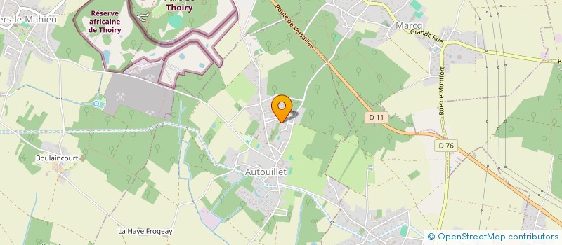 localisation de l'entreprise MONSIEUR AREZKI KESRAOUI  AUTOUILLET