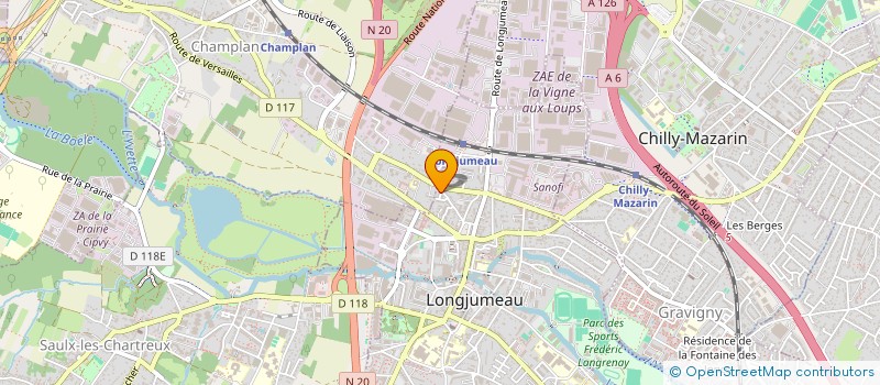 localisation de l'entreprise MONSIEUR AREZKI MEHENNI à LONGJUMEAU