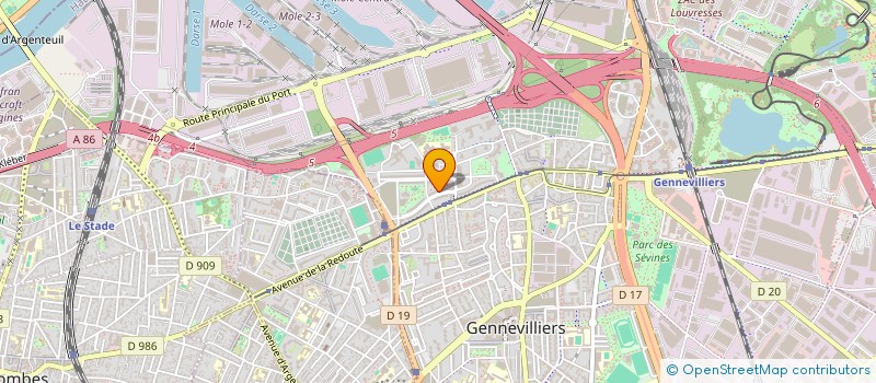 localisation de l'entreprise MONSIEUR AREZKI MEZACHE à GENNEVILLIERS