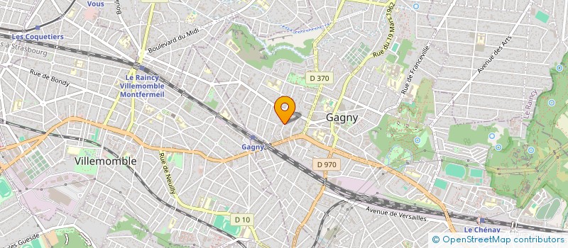 localisation de l'entreprise MONSIEUR AREZKI MEZIANI à GAGNY