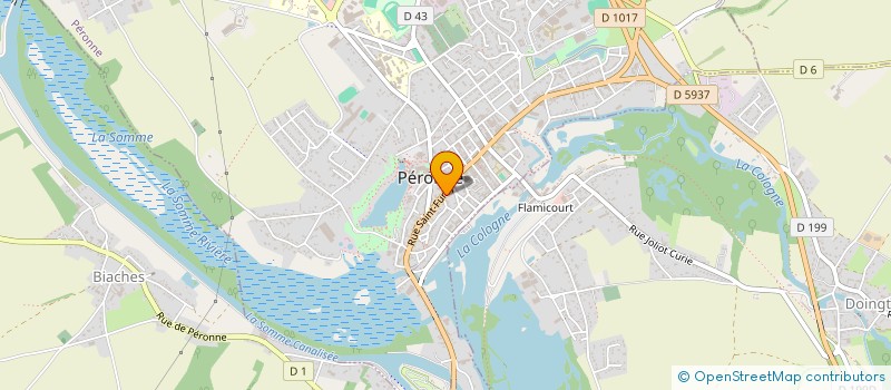 localisation de l'entreprise MONSIEUR AREZKI RAHMI à PERONNE